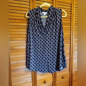 Womens sleeveless Charter Club Blouse...SZ OX